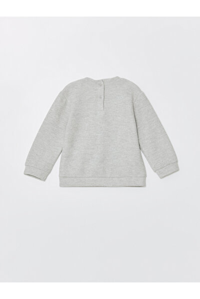 LC Waikiki Crew Neck Basic Long Sleeve Girls' Sweatshirt and Leggings Set of 2