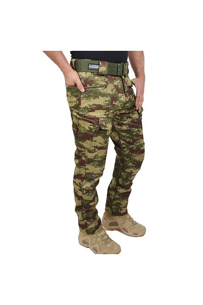 METAM Military Camouflage Pattern 8 Pockets Waterproof Cold and Wind Resistant Softshell Pants