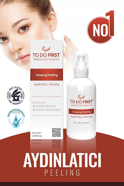 TO DO FIRST 100 ml Ginseng Extract - Brightening Facial Peeling and Purifying Pore Cleanser from Dead Skin