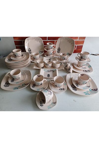 Keramika Retro 47 Piece Breakfast Set