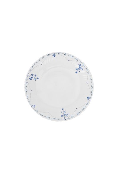 ROYALFORD 10.5" White Opalware Dinner Plate- RF12214