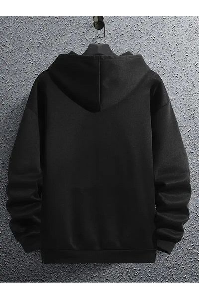 DAXİS Sportwear Company Ανδρικό φούτερ με στάμπα με κουκούλα