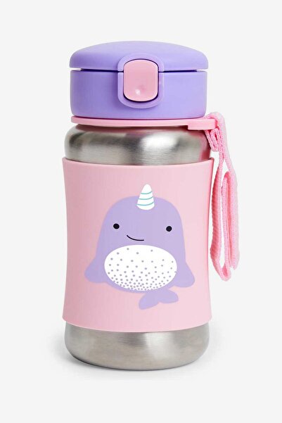 Skip Hop Zoo Pipetli Paslanmaz Çelik Suluk Narwhal