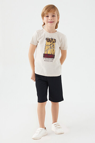 Arnetta Freedom Machine Beige Boy Bermuda Suit