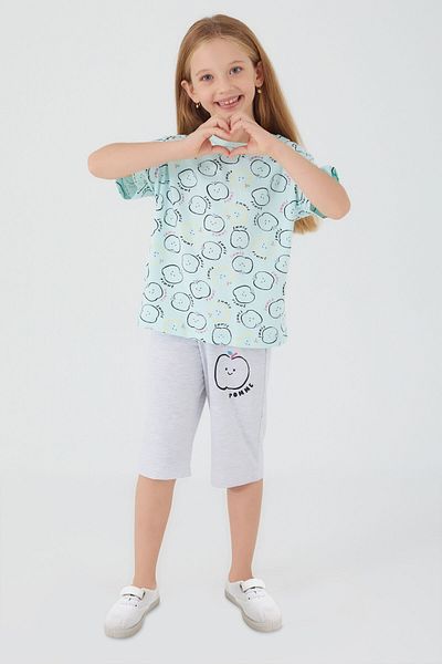 Rolypoly Costum Capri pentru fetiță albastru deschis