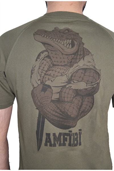 Wolftrap Tactical Αμφίβιο γράμμα κοντομάνικο εμπριμέ τακτικό μπλουζάκι Χακί