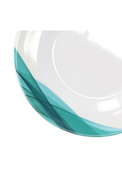 ROYALFORD 10" Melamine Ware Super Rays Flat Plate - Pasta Plates