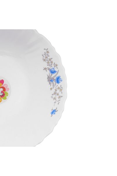 ROYALFORD Opal Ware Romantic Dinner Plate, 7.5 Inch