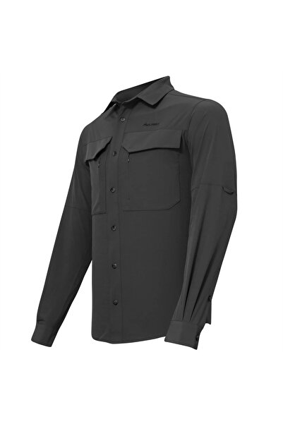 Alpinist Anthracite 4 Pockets Long Sleeve Tactical Shirt, Comfortable and Breathable Tactical Shirt