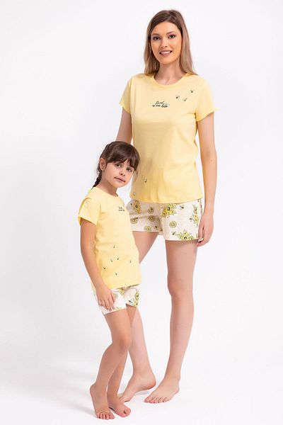 Rolypoly Sweet as Can Bee Light Yellow Girls Shorts Set