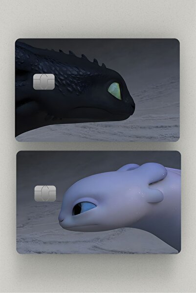 SARANG Pachet de 2 special pentru îndrăgostiți - Card de credit și autocolant...