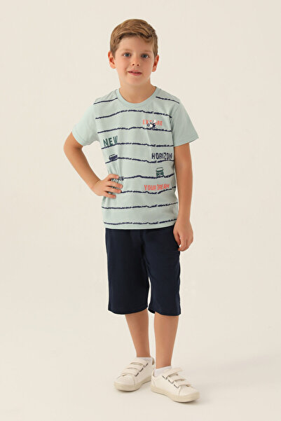 Rolypoly Boy's Green Capri Set