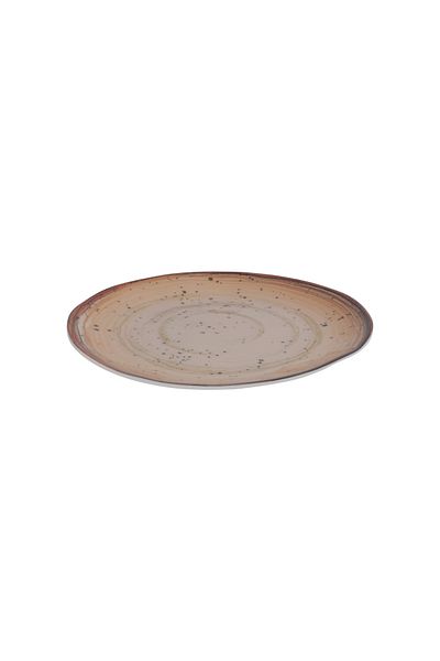 ROYALFORD 9.0" Fine Stone Melamineware Flat Plate- RF12378