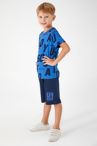Rolypoly Sea Side Blue Boy's βερμούδα κοστούμι