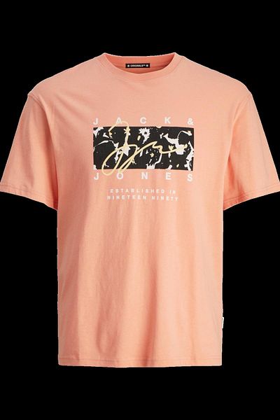 Jack & Jones Ανδρικό πλεκτό μπλουζάκι Jack&Jones - CO100 12255517 Canyon Sunset