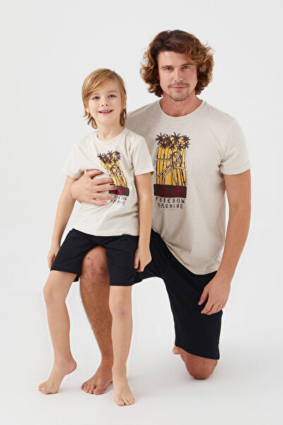 Arnetta Freedom Machine Beige Boy Bermuda Suit