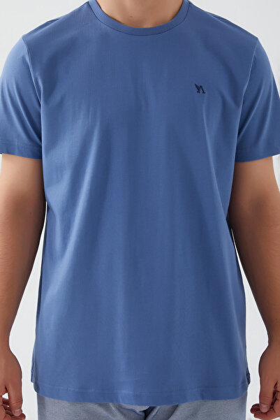 Arnetta Чоловічий піжамний комплект з довгими рукавами - Harmony Океанський синій