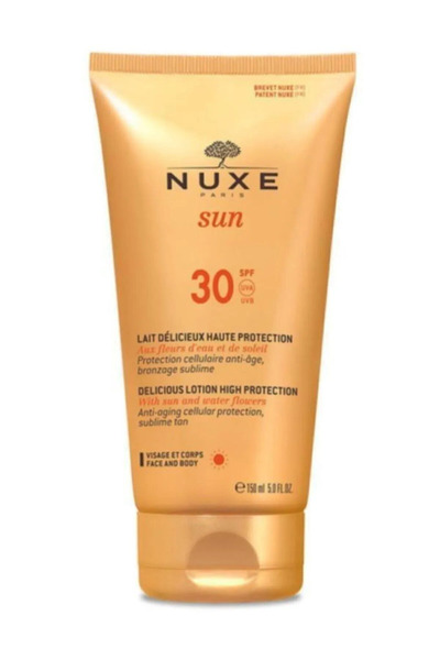 Nuxe Sun Spf 30 Lait Delicieux Protection 150 ml Güneş Koruyucu Yüz ve Vücut ...