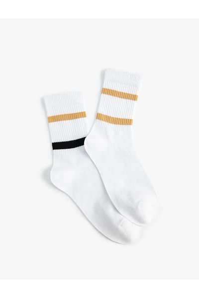 Koton Set of 2 Socks with Stripe Detail