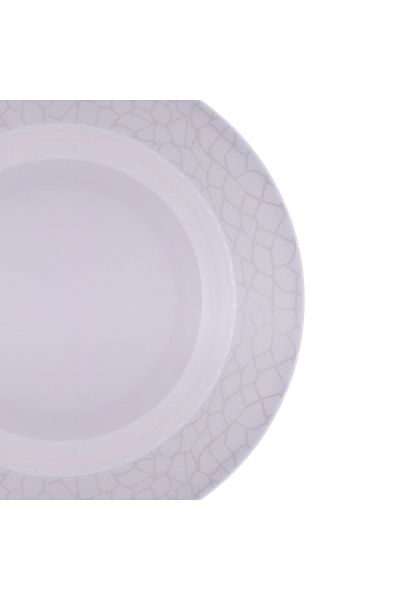 ROYALFORD RF4489 8" Melamine White Pearl Dinner