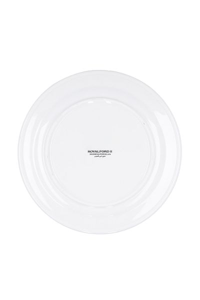 ROYALFORD Porcelain Magnesia Flat Plate, 8 Inch