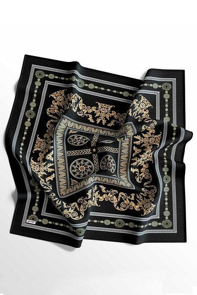 AFVENTE Black Soft Versa Scarf