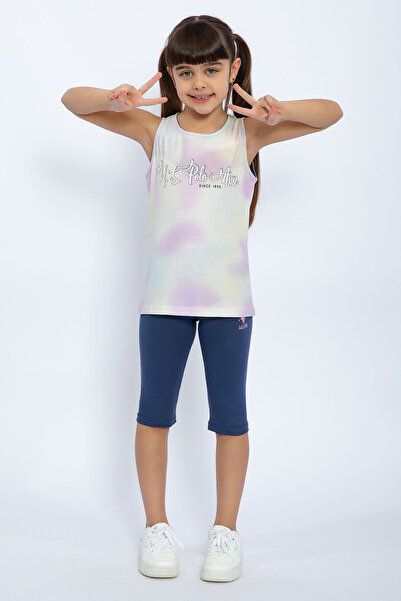 U.S. Polo Assn. Комплект кремави чорапогащи за момичета от U.S. Polo Assn