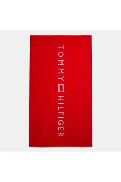 Tommy Hilfiger منشفة الشاطئ الحمراء - XJD UU0UU00074XJD