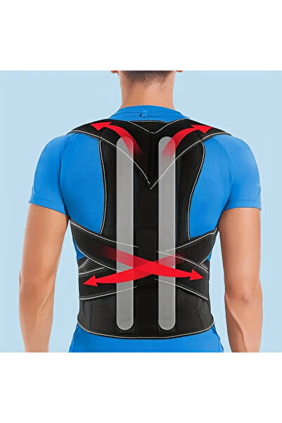 SAUNA SUIT Unisex Upright Posture Lumbar Back Support Spine Posture Corrector Apparatus to Prevent Humpback