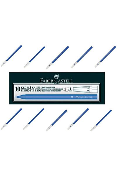 Faber Castell 45 Felt Tip Pens Pack of 10