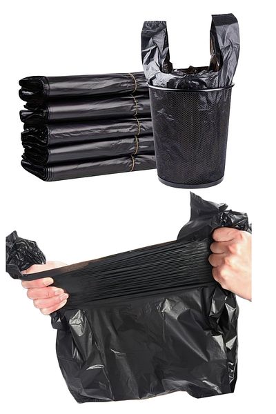 Özkan Ambalaj Temizlik 1 Kilogram 25X35 cm Black Small Size Monopoly Market Bag