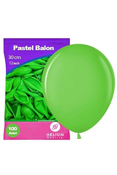 Parti Dükkanım Green Balloon 100 Pieces