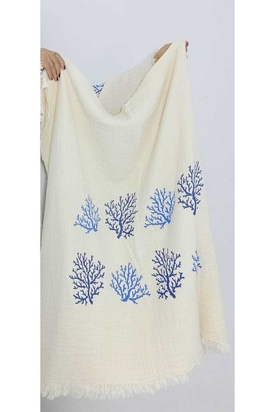 Nevin Acar Πετσέτα θαλάσσης Organic Luxury Muslin Peshtemal