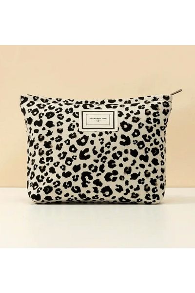 dermoPoint Leopard Patterned Makeup Bag