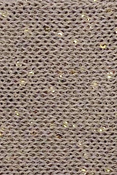 SENSY Shine Sequin Mink Knit Lanyard