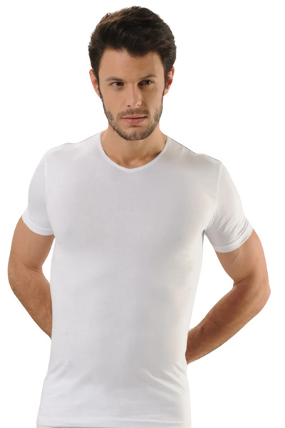Eritqaa Soft Textured Cotton V-Neck Men's Undershirt - Modern and Convenient