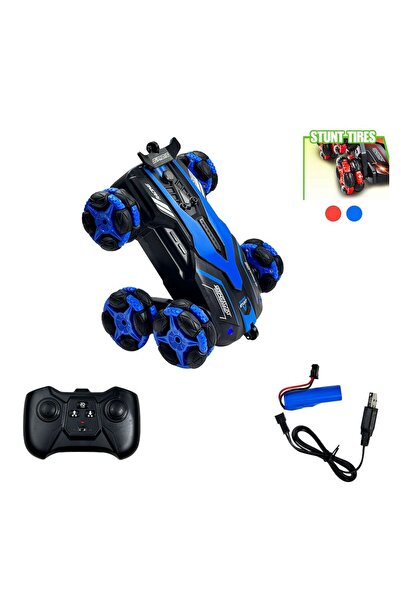 BYCEGU 87939 AKROBAT UZAKTAN KUMANDALI 6 TEKERLİ FUL FONKSİYONLU OYUNCAK AKROBATIK ARABA