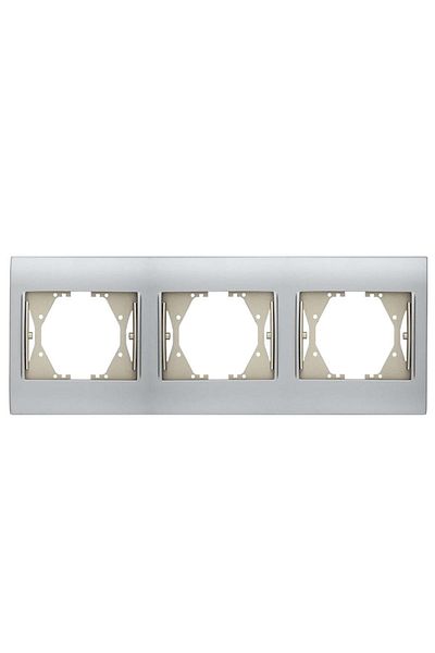 VİKO Viko Panasonic Thea Blu Inox Matt Dore Triple Frame