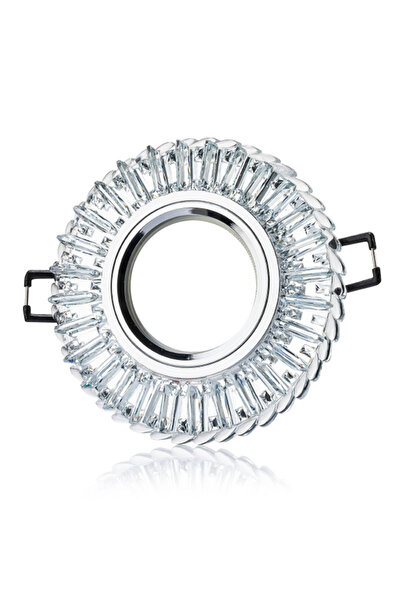 Cata Ct-6636 Kristal Led Çerçeveli Cam Spot Kasası Lilyum