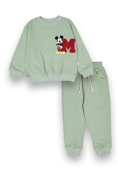 baby flamindo Baby Flamindo m Size Embroidered Printed 2 Threads Men's Tracksuit