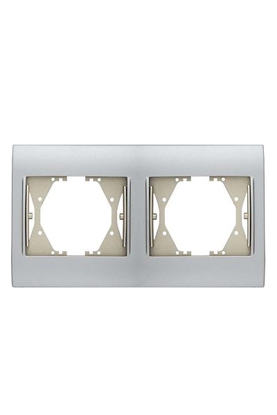 VİKO Viko Panasonic Thea Blu Inox Matt Dore Double Frame
