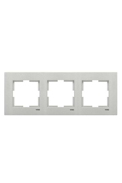 VİKO Viko92190663 Novella Metallic White Triple Frame