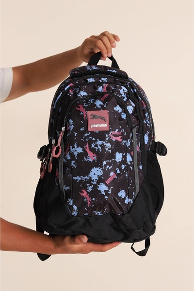 Relaxion حقيبة ظهر مدرسية كبيرة الحجم مكونة من 4 أقسام من Greyhound مناسبة لل...