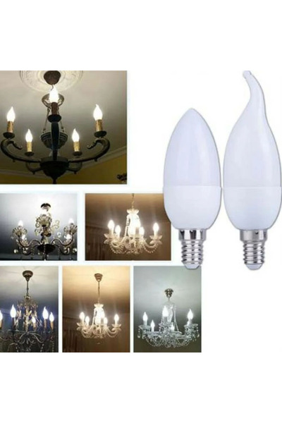 Cata Ct-4080 7w Buji Led Ampul Kıvrık 3200k Günışığı E14