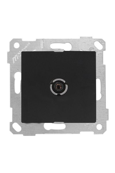 Mutlusan Rita Black Mechanism Key TV Socket (TOP)