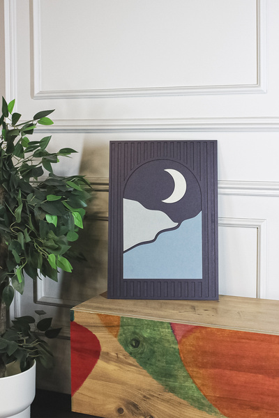Artavessa Prestige Series 3D Layered Painting Collection - Moon Model