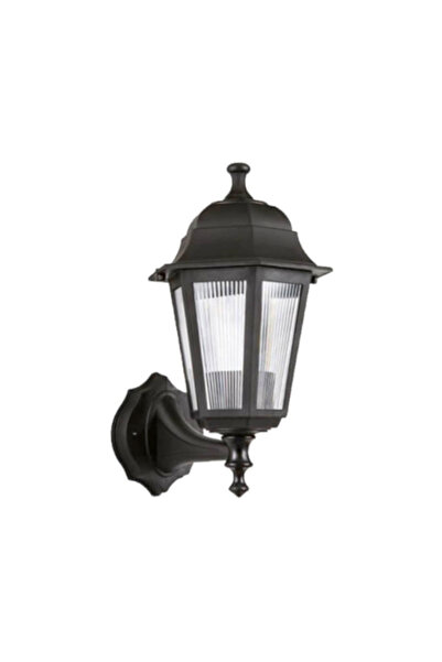 ZERPA Dekoratif Optik Altıgen Siyah Duvar Armatür Aplik 20cm X 34cm