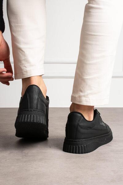 L.A Polo Günlük Nakışlı Siyah Erkek Sneaker Ayakkabı 527