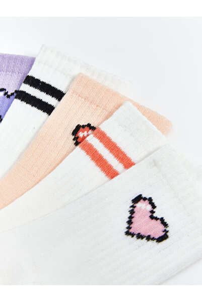 LC Waikiki Шарени чорапи за момиче - Опаковка от 5 бр