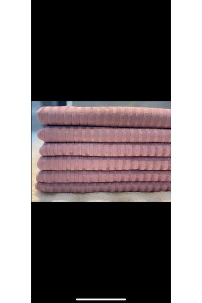 MADAME BELLA Bambu Çizgili Süngerli Kadife Kaymaz Koltuk Çekyat Örtüsü